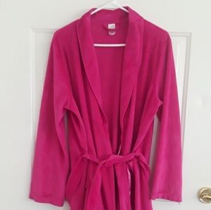Ulta pink plush robe